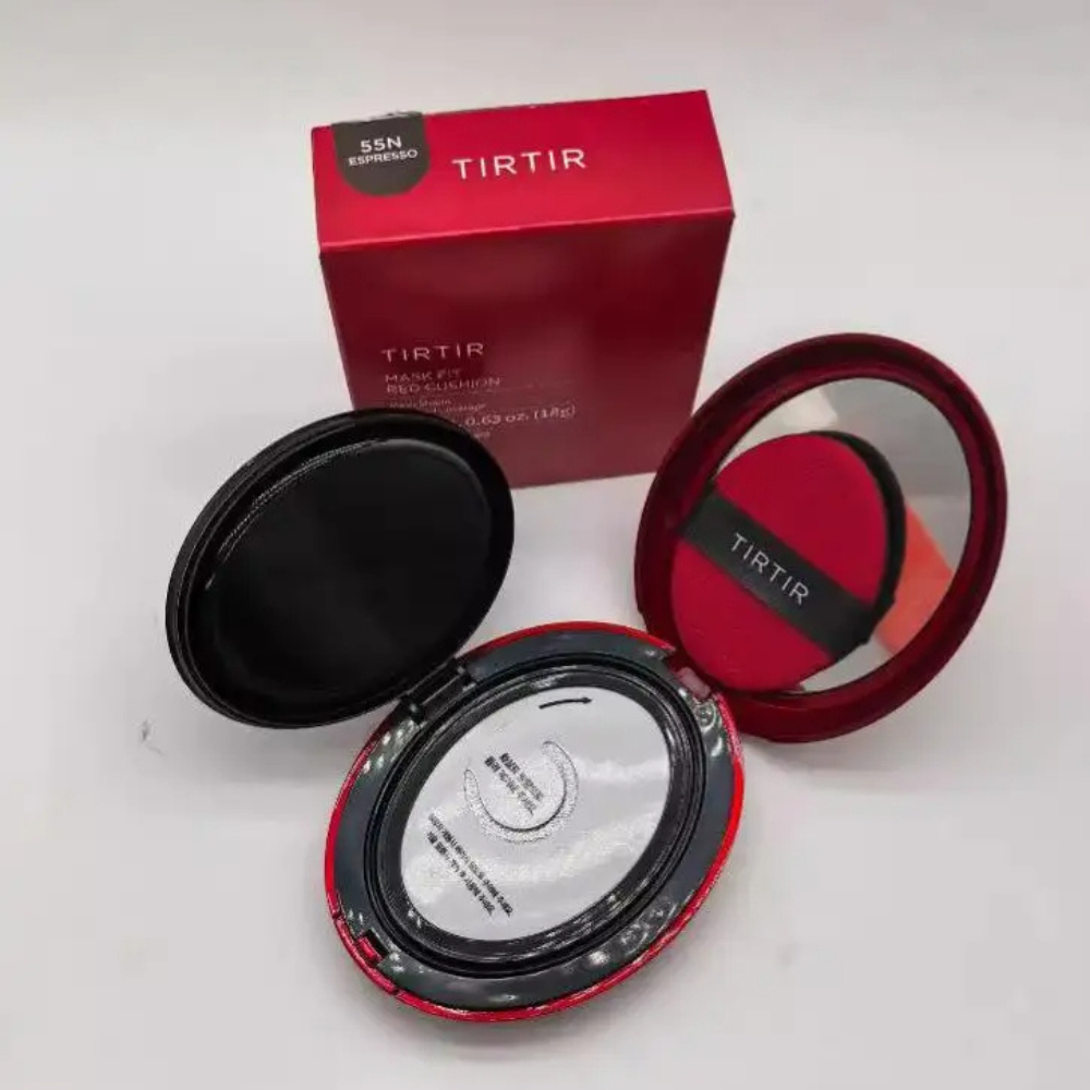 (Compre 1 Leve 2) Base Cushion Clareadora TIRTIR - Protetor Solar e Maquiagem Longa Duração - Original