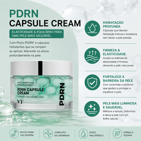 VT PDRN Capsule Cream 100ml – Creme Facial Coreano com Phyto PDRN® e Cápsulas de Hidratação