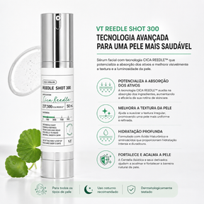 VT Reedle Shot 300 50ml | Sérum Facial Coreano com Efeito de Microagulhamento CICA REEDLE™