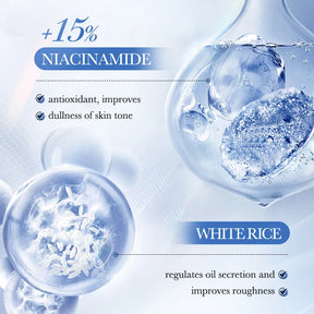 Conjunto de Cuidados Essenciais com a pele , soro facial clareador, creme removedor de rugas, encolhe os poros, desbota, melanina opaca, hidrata e ilumina, (6 peças)